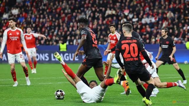 比分直播-【欧冠】哈弗茨点射绝平旧主，勒沃库森1比1阿森纳